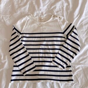 Sezane stripped long sleeve tee